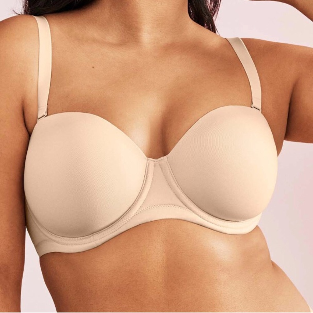 Wacoal Red Carpet™ Strapless Underwire Bra - Nude - 36DDD - New with Tag - Picture 4 of 16